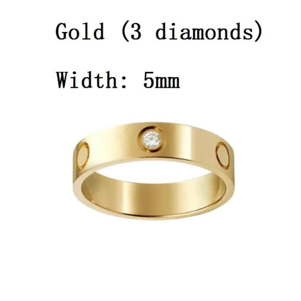 05cb2a73f44e53f4 Designer Rings Women Love Gold for Men Diamond Moissanite Sterling Ring Sier Jewelry Screw Couple G34a#