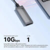 Original Lexar E300 M.2 SSD Enclosure USB 3.2 Gen 2 Type C 10Gbps Mobile Hard Disk Case For NVMe M.2 SSD M Key/B+M Key