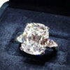 05e09da3db55773a DIWENFU Real Diamond for Women Anillos White Topaz Bague Gemstone Bizuteria 14K Gold Jewelry Ring Box