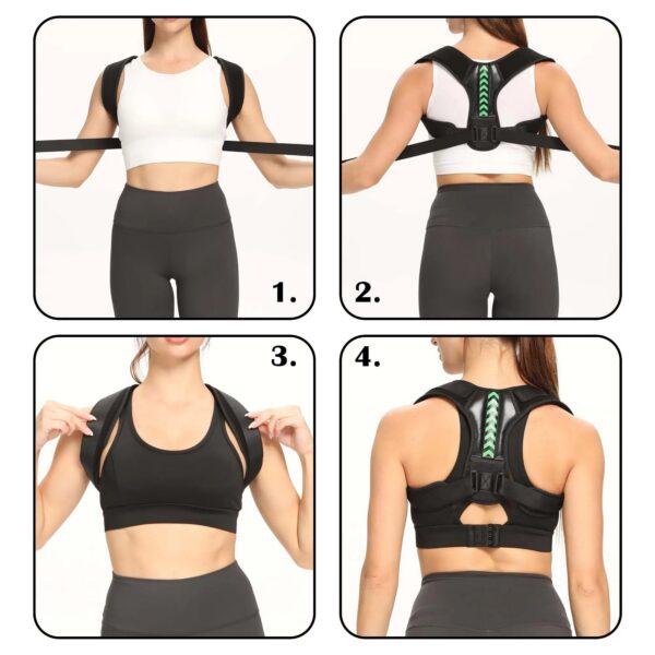 Posture Corrector Unisex Adjustable For Clavicle Support Providing Pain Relief for Neck Back Shoulder Reshape Your Body 1PC
