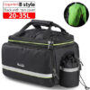 WEST BIKING 3 in 1 Waterproof Bike Trunk Bag MTB Road Bicycle Bag Large Capacity Travel Luggage Carrier Saddle Seat Panniers