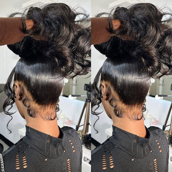 30Inch 13X4 13X6 Transparent Body Wave Front Wig Human Hair for Black Women Pre Plucked 360 Brazilian Lace Frontal Wigs