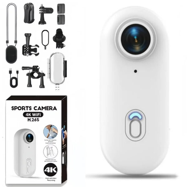 4K Thumb Action Camera Pocket POV Cam Portable Body Recording Wearable Camera WiFi Waterproof Mini Camera Helmet Bicycle Sports