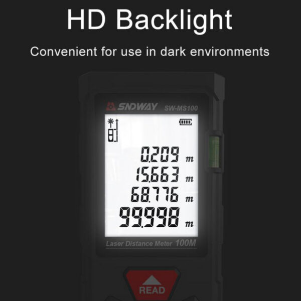 0659e5b4bac820a6 Sndway Laser Distance Meter SW MT4 MS50 MS70 MS100 Digital Rangefinder 40M 50M 70M 100M Range Finder Measuring Tool