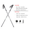 065bfa9b48a160b9 5-Section Outdoor Fold Trekking Pole Camping Portable Walking Hiking Stick For Nordic Elderly Telescopic Club Easy Put Into Bag