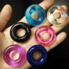 0666aeaf3d0bf09c 5/10pcs Silicone Durable Penis Ring Adult Men Ejaculation Delay Cock Rubber Rings Penis Enlargement Sex Toys For Male Sex Ring