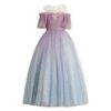 06673268f640d70a Kids for Girls Costumes Wedding Birthday New Year Party Evening Elegant Princess Summer Children’s Dress 4-12 Years K19