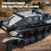 0671b4bdcc920207 JJRC C8812 LED Light Full Scale Tracked Tank Simulation Model Toy RC Car Model Drift Remote Control Off-Road Vehicle Boy Gift