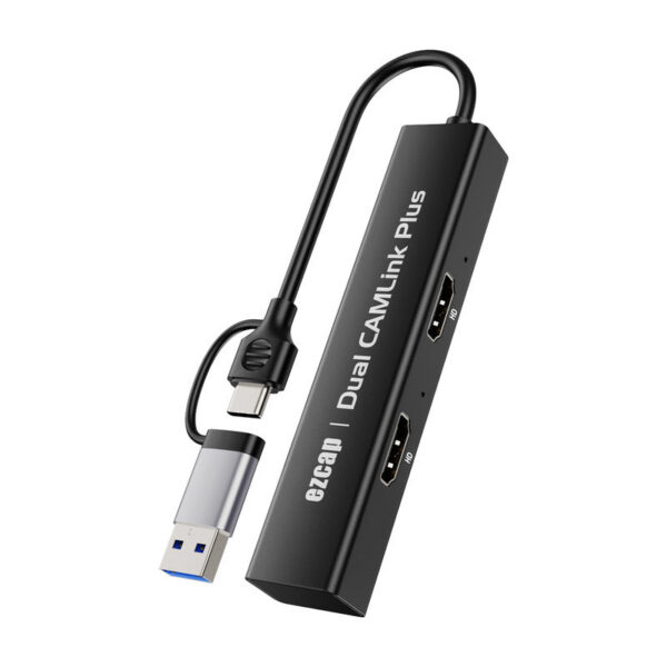 ezcap316 Dual CAM k High Definition Video Capture Card 1080p 60fps For PS4 PS5 PC Camcorder Live Streaming Game Recording