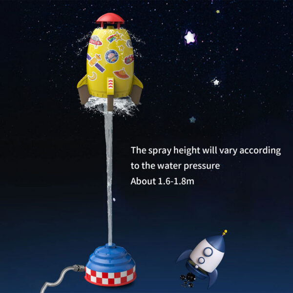 Launcher Outdoor Rocket Pressure Lift Sprinkler Toy Fun Interaction In Garden Lawn Water Spray Toys for Kids