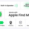 Wireless charger charging tracking card wallet locator smart mini tag for iphone device find my tag replacement