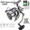 06997ab6f35d9e75 LINNHUE Big Spinning Fishing Reel 8000-14000 9000 10000 12000 Max Drag 20KG Sea Reel Free Line Saltwater Freshwater Fish Pesca