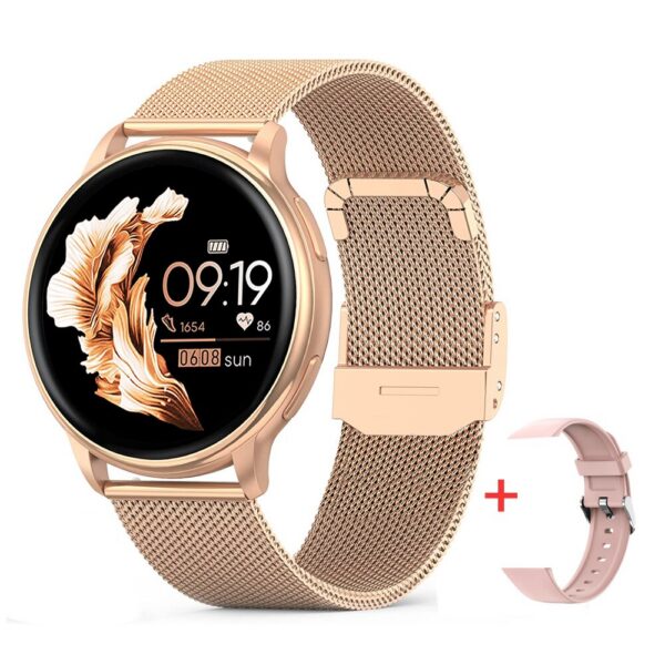 06a2b42841a32962 Bluetooth Call Smart Watch Women Custom Dial Steel Watches Men Sports Fiess Tracker Heart Rate Smartwatch For Android IOS G35