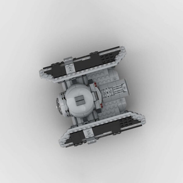 06aa04b59baca647 NEW 453Pcs MOC Spaceship TIE/ad Advanced x1 Vader's Fighters Building Blocks Modified from Tie Bomber Bricks Model DIY Toys Gift