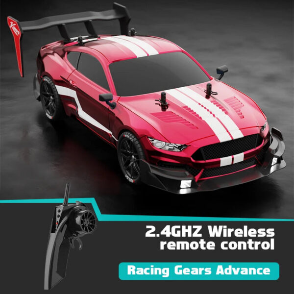 06ab4674e0f2946b 40KM/H Remote Control Car Rechargeabl Racing Drift Electric Graffiti RC Cars Birthday Toys for Boys