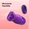 06ac8ad2906e2058 Tongue Oral Licking Bullet Vibrator USB Vibrating Egg G-spot Vagina Ball Massage Clitoris Stimulator Toys for Women Sex Shop