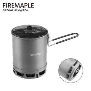 06ae40d30019ebfe Fire-Maple 600ml G3 Petrel Ultralight Pot Lightweight Outdoor High Efficiency Heat Exchanger Pot Portable for Hiking Travel