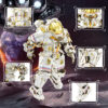 06b14d047fbd3513 Piececool 3D Metal Model Kit Taikonaut Puzzles Jigsaw DIY Set for Adult Best Gifts & Collection