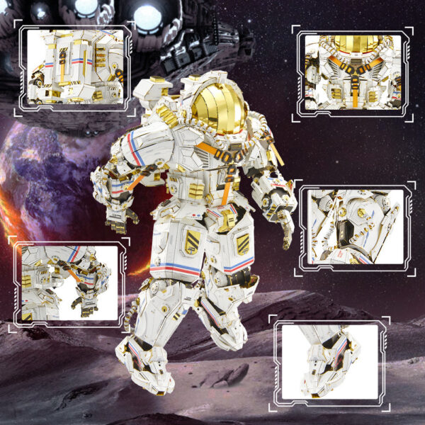 06b14d047fbd3513 Piececool 3D Metal Model Kit Taikonaut Puzzles Jigsaw DIY Set for Adult Best Gifts & Collection