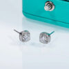 AnuJewel 5mm 1cttw D Color Moissanite Diamond 925 Sterling Silver Stud Earrings For Woman Fine Jewelry Wholesale