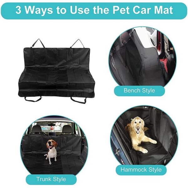 Protector Foldable Heavy Duty Pet Dog Hammock Car Seat Cover Waterproof Scratchproof Nonslip