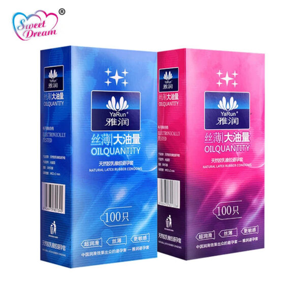 06d1afc6bb1bc0d2 Sweet Dream Life Condoms 100 Pcs/Lot Natural Latex Smooth Lubricated Contraception Condoms for Men Sex Toys Sex Products LF-011