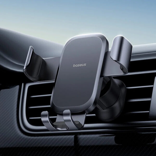 Baseus Metal Car Phone Holder Gravity Phone Stand Air Vent Car Holder Stand for iPhone Xiaomi Samsung Huawei Realme Moile Phone