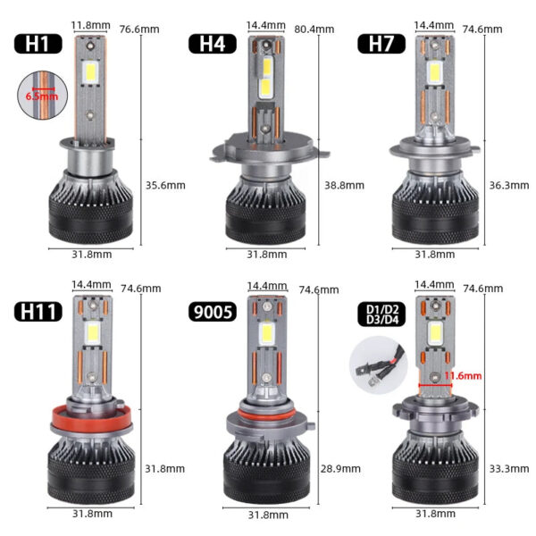 06dcd9040e596b2b DAWNKNIGHT K5C PLUS 140W H7 Canbus Led Bulbs 4300K LED H4 H11 HB3 9005 HB4 9006 K6C Led Double Copper Tube Fog Light 12V 2PCS