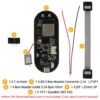 LILYGO® T-Embed ESP32-S3 Custom Control Panel ro Knob Embeddable Development Board With 1.9inch LCD Display Screen 16MB Flash