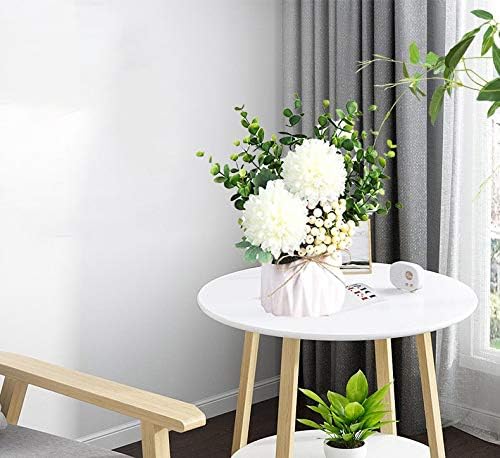 06e5337acfede220 Fake Peony Flowers in Ceramic Vase,Faux Hydrangea Flower Arrangements for Home Decor Artificial Flowers with Vase
