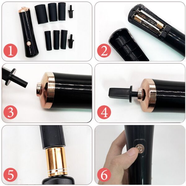 06efc6b661122484 Shaker Stirrer Eyelash Glue Women Makeup Tools for Nail Polish Tattoo Ink Pigment Liquid Shaking Wake-Up Device