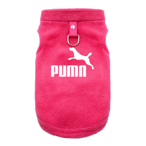 Dog Clothes harness vest Small Soft Fleece Coats Autumn Winter Warm Dogs Pets Clothing Brand Pullover