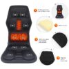 0706528bce7d9003 Electric Back Massager Infrared Full-Body Massage Chair Cushion Heating Vibrator Car Home Office Lumbar Neck Mattress Chair Mat