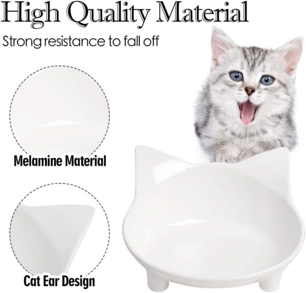 070b699820aa3fec Cat Food Bowl, Anti-Skid Base, Non-Toxic Material, Dishwasher Safe, 14.5cm Diameter