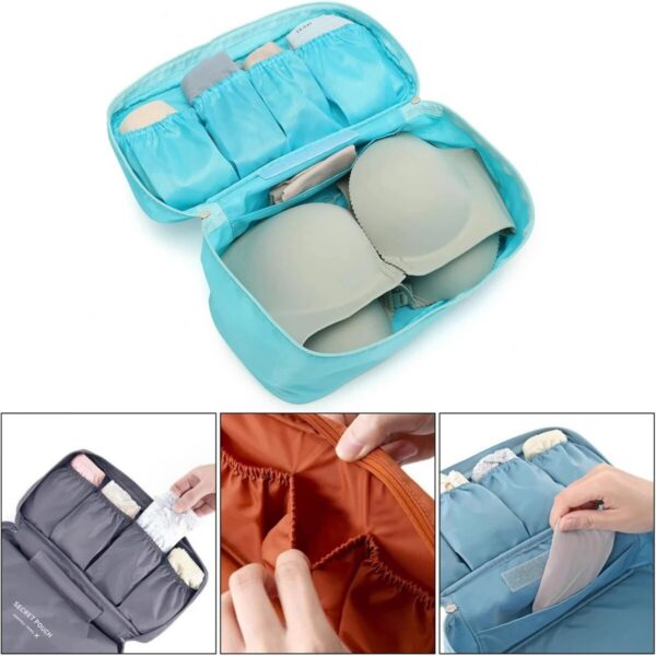 Portable Storage Bag Multi-function Bra Underwear Organizer Bags Toiletry Cosmetic Case for Outdoor Travel
