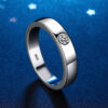 073a9cbb8e456061 Men's Women's Wedding Original S Sterling Sier 2mm Zirconia Diamond Couple's Engagement Ring Lovers' Fine Jewelry