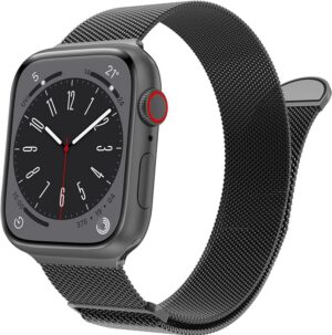 073c9df865175365 Marge Plus for Apple Watch Band Series Ultra 8 7 6 5 4 3 2 1 SE 38mm 40mm 41mm 42mm 44mm 45mm 49mm Women and Men, Stainless Steel Mesh Loop Magnetic Clasp Replacement for iWatch Bands