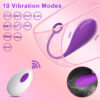 076acf8827e91ce4 Wireless remote control vibrator for women, clitoral G-spot orgasm stimulator, vibrating love egg, adult female wearable sex toy