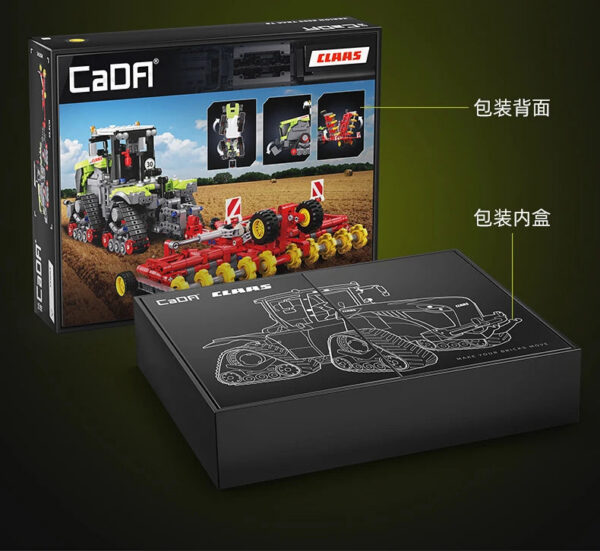 076e5e3caf8e7d31 Cada 1336pcs 1:32 Famous CLAAS City Agricultural Vehicle Building Block MOC Bricksley Design Truck Bricks Toys Children Gifts