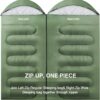 Atarashi Camping Sleeping Bag- 4 Seasons for Adults, Light, Warm, Extra-Large with Compression Sack- Great for Hiking, Backpacking & Outdoor Adventures