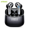 Wireless Bluetooth Earbuds Headphones 52 Hrs Playtime IPX7 Waterproof 4 Mic Call Noise Cancelg with LED Display Charging Case