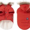 078732b746971252 Cat Dog Doggie Down Jacket Hoodie Coat Pet Clothes Warm Clothing for Small Dogs Winter Black L