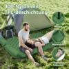 07a2e860ab96e768 ZealWe Isomatte Camping Selbstaufblasend 2 Persone Ultraleicht Schlafmatte, Kleines Packmaß mit Fußpresse Pumpe & Kissen, Camping Matratze für Outdoor, Wandern, Zelt