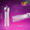07a7e1437a898c48 Spike Penis Sleeve Reusable Condoms Sex Toys for Men Delay Ejaculation Penis Sleeve Contraception Cock Ring Extender 남성전용기구