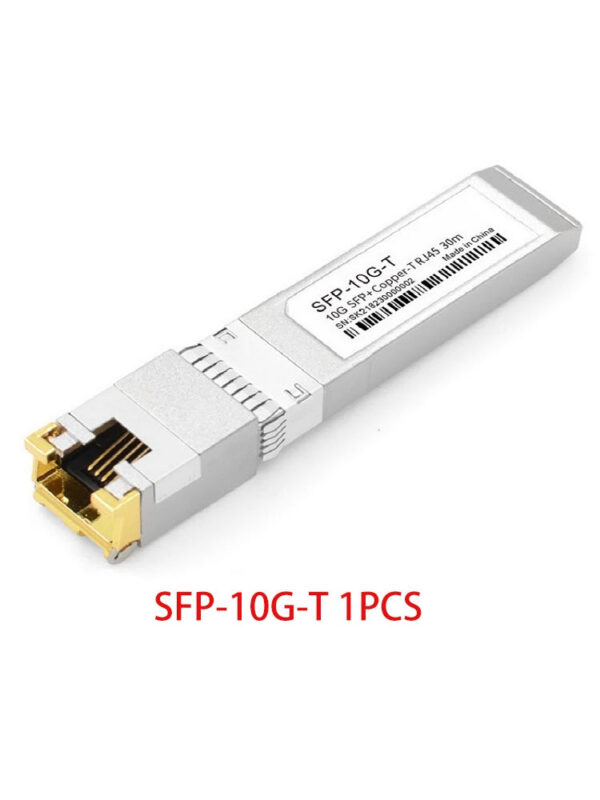 07a839e6fce30331 10G SFP+ Fiber 2.5G Copper SFP Modules Optical Port Turn To RJ45 Ethernet Port Switch Gigabit Transceiver Module