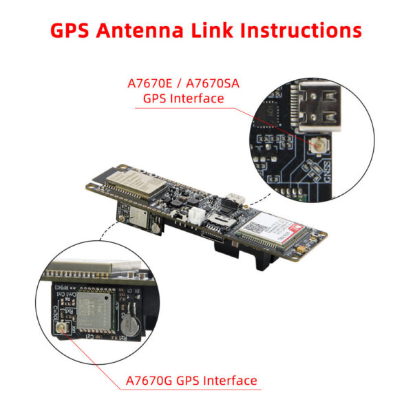 07aed831cbc510ff LILYGO TTGO T-A7670G/E/SA R2 4G Development Board LTE CAT1 SIM Module ESP32 Support GSM/GPRS/EDGE TF Card A7670G A7670E A7670SA