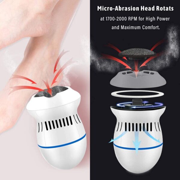 New Electric Grinding Hard Rupture Trimmer Dead Skin Pedicure Rechargeable Foot Care Tool Remover Callus