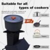 07c451dbbae43e21 Rocket Stove Wood Burning Camp Stove Rocket Stove for Cooking Portable Wood Mini Burning Stove, Fire Camping Stove for Cooking backyard cooking Camping grill outdoor events BBQ Comes with storage bag