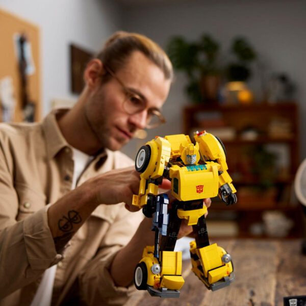 07da0f162f614f39 950Pcs Yellow Robot Car Toys Building Blocks 10338 Truck Transformationed Autobot Deformation Gift For Children