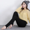New Winter Keep Warm Thicken Wool Pantyhose for Women High Quality Elasticity Veet Solid Nine Points Women's Tights